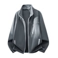 thumbnail image 2 of Veste Décontractée en Polaire pour Hommes avec Poches Zippées et Col Montant pour Activités Extérieures, 2 of 3