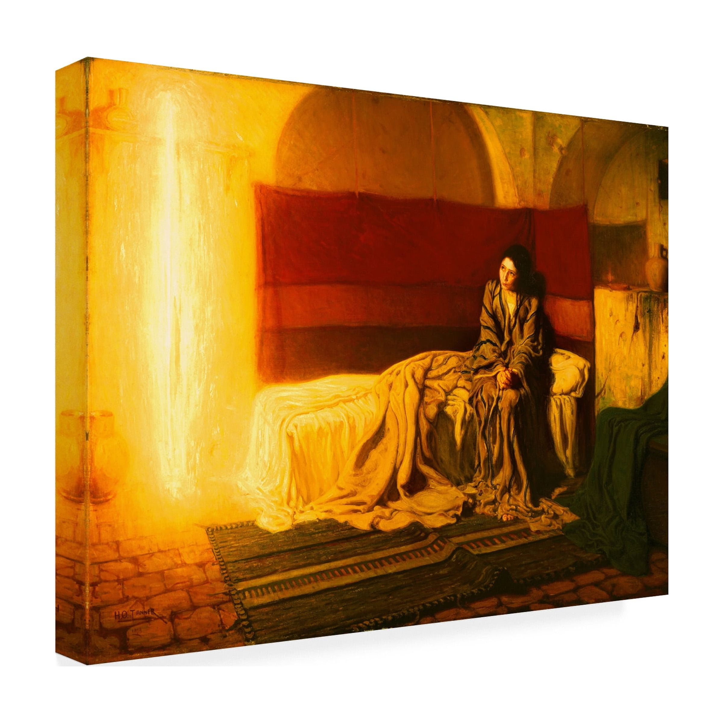 Trademark Fine Art Henry Ossawa Tanner The Annunciation Canvas Wall Art - 18x24