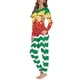 thumbnail image 2 of Conjunto de pijama de dos piezas con estampado navideño para mujer, ropa de dormir femenina de manga larga, holgada e informal, a pedido, para invierno, 2 of 3