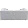 thumbnail image 3 of Bowery Hill Contemporary Upholstered Grey Durable Linen Modular Sofa, 3 of 8