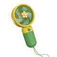 thumbnail image 1 of Advancent Ventilador portátil de mano Recargable Verano Personal Silencioso Enfriador de aire de escritorio Estudio Oficina Dispositivo de Electrodomésticos Flor/Verde Oscuro, 1 of 6