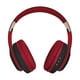 thumbnail image 2 of Auriculares inalámbricos Bluetooth negros y rojos, diadema metálica telescópica grande, 2 of 2