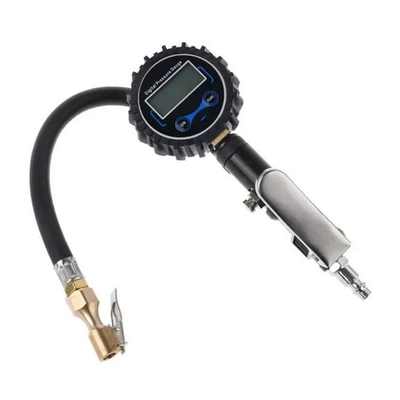 Digital Air Tyre Tire Inflator W/ Pressure Gauge 200PSI Chuck For T.u.k.Car/Bike ,Corrosion Resistance
