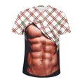 thumbnail image 5 of Styesk T-Shirts pour Homme Mode pour Hommes Impression Florale Mode Entraînement Physique Col Rond Manches Courtes T-Shirt, 5 of 5