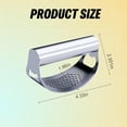 thumbnail image 3 of Taylonsss Stainless Steel Garlic Press Garlic Masher Household Manual Garlic Mincer Stainless Steel Garlic Masher Kitchen Tool, 3 of 9