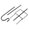 thumbnail image 4 of Shepherd's Hooks, 4Pack Shepherd Hook Made of Metal for Outdoor Bird Feeders Hanger, Solar Lights, Christmas Lights, 4 of 5