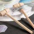 thumbnail image 2 of 30PCs Mini Wooden Hammer for Lobster Crab and Other Shellfish,Solid Wood Mini Mallet Knocking Planet Cake Wooden Hammer, 2 of 9