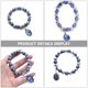 thumbnail image 3 of KAKOWELY 3 pulseras exquisitas con diseño de Madonna y cruz de perla azul para mujer, 3 of 5