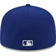 thumbnail image 4 of Men's New Era Royal Los Angeles Dodgers 60th Anniversary Spring Training Botanical 59FIFTY Fitted Hat, 4 of 5