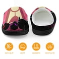thumbnail image 5 of Invader Zim Kid's Cotton Slippers Winter Warm Soft Plush Slippers with Rubber Sole Non-Slip Indoor Outdoor Slip on Shoes Fluffy House Slippers For Boys Girls Teen, 5 of 8