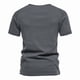 thumbnail image 4 of pstuiky Camisa de manga corta para hombre, Camiseta de manga corta con cuello en V doble para hombre, talla grande, moda Fallow Priming. camisas casuales para hombre xxxl, 4 of 4