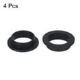 thumbnail image 3 of 4Pcs T Shape Rubber Grommet Mount Dia 26mm ID 23mm H 9mm Seal Protection Cable Grommets Flexible Cable Pipe, 3 of 5