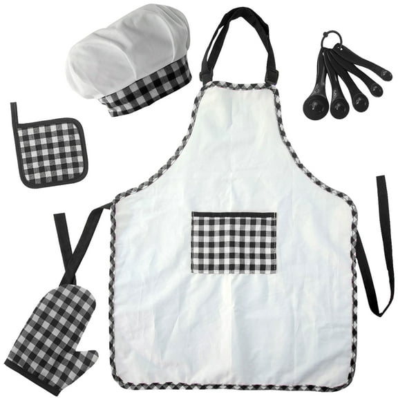 Kids Cooking Apron and Chef Hat Easy Bake Oven for Grilling Aprons Child Toddler