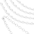 thumbnail image 1 of 5Pcs Beaded Curtains Indoor Screen Partition Crystal Curtain Doorway Beads Curtain, 1 of 8