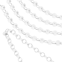 Kuyiluo beaded curtains 5Pcs Beaded Curtains Indoor Screen Partition Crystal Curtain Doorway Beads Curtain