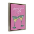 thumbnail image 4 of Stupell Industries Making Spirits Bright Cocktails Food & Beverage Painting Brown Floater Framed Canvas Art Print Wall Art, 25 x 31, 4 of 10