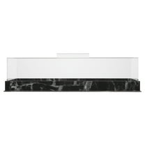 OFFIGAM Rectangular Acrylic Cake Stand with Clear Dome Cover, Easy to Clean Dessert Display Holder for Parties and Events