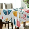thumbnail image 5 of Yayeee Tablecloths 60" x 120" Rectangle Wrinkle Resistant Party Table Cover, Cute Easter Eggs, 5 of 8
