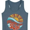 thumbnail image 3 of Instant Message - Follow the Sun Sunburst - Women's Racerback Tank Top, 3 of 6