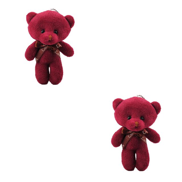 Guardurnaity Animales de peluche Material de algodón PP Llavero portátil Adorable Útil Mano Siéntete bien Suministro doméstico Llavero creativo Type3 NO3