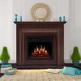 thumbnail image 6 of 36" Freestanding Electric Fireplace with Remote Control for Brightness Adjustment, Indoor Fireplace Heater with ,Mantel, 750W/1500W, 6 of 6