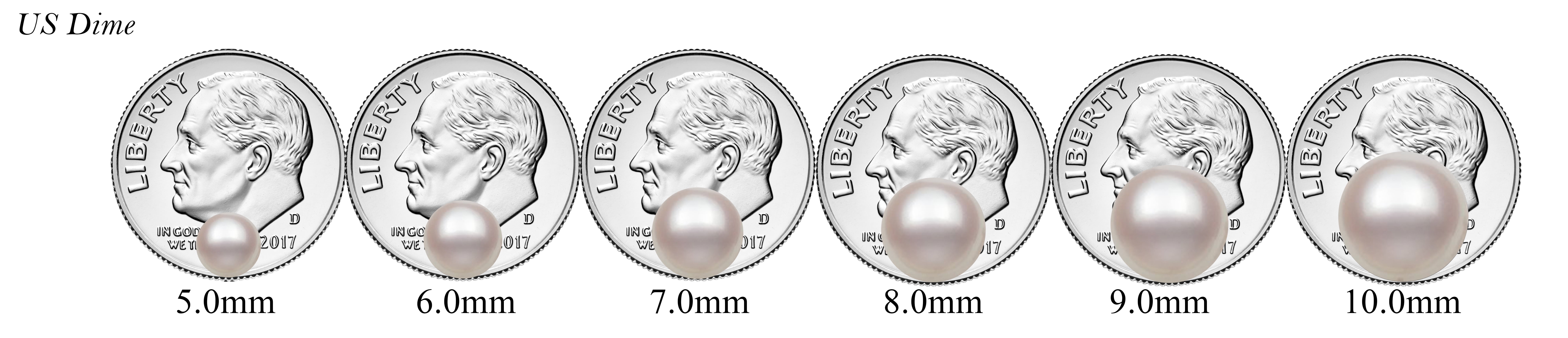 Cultured Freshwater Pearl AAA Quality Stud Earring in 14KT White Gold