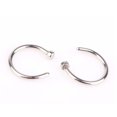 thumbnail image 5 of Fashion Body Piercing Jewelry Stainless Steel Nose Open Ring Nose Nail Hoop 5pcs, 5 of 5