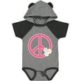 thumbnail image 3 of Inktastic Peace Sign Cute Daisy Flowers Girls Baby Bodysuit, 3 of 5