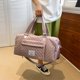 thumbnail image 1 of Bolso bandolera para mujer Bolso acolchado de tela Oxford para ropa de gimnasio de yoga (púrpura), 1 of 5