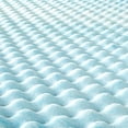 thumbnail image 2 of Zinus 1.5" Swirl Gel Memory Foam Air Flow Mattress Topper, 2 of 5