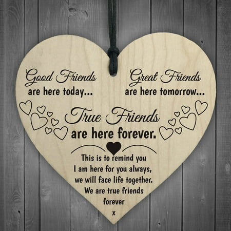- Mosunx Wooden Hanging Gift Plaque Pendant Family Friendship Love Sign Wine Tags Decor