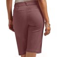thumbnail image 6 of LLYWEY Women Chino Shorts for Summer - Womens Plus Size Bermuda Walking Shorts - Stretchy Business Casual Dressy Short Pants with Pockets, 6 of 9