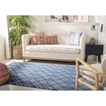 thumbnail image 3 of Safavieh Amherst Roseann Geometric Area Rug, Navy/Beige, 5'3" x 8', 3 of 11
