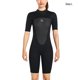 thumbnail image 5 of Greeniant Traje de buceo de alta eficiencia a prueba de frío de una pieza estilo de manga corta transpirable agradable a la piel traje de baño clásico Deportes acuáticos Mujer Negro L Greeniant OD020692-10, 5 of 6