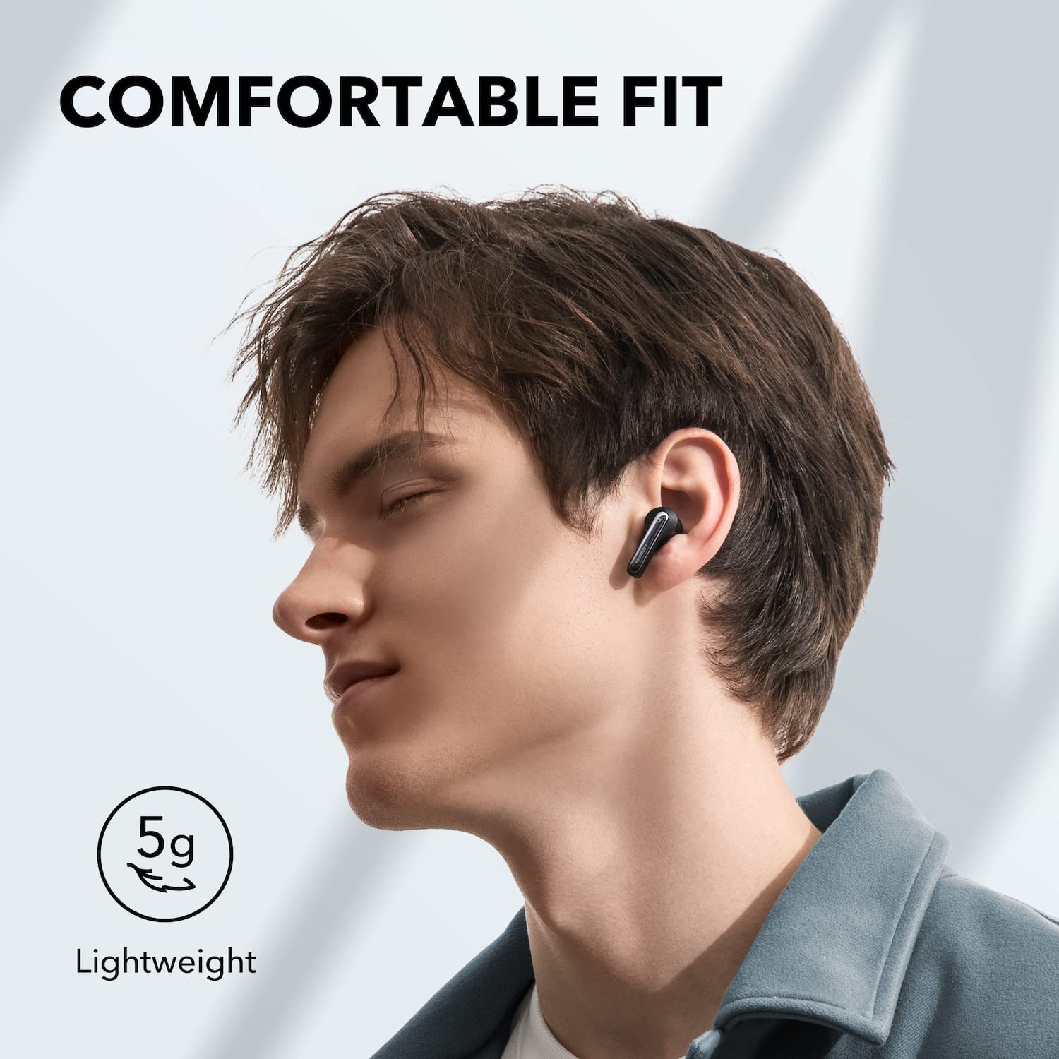 Soundcore Life P3i Hybrid Active Noise Cancelling Earbuds ,4 Mics, Custom EQ,6H Playtime,Black - image 4 of 7