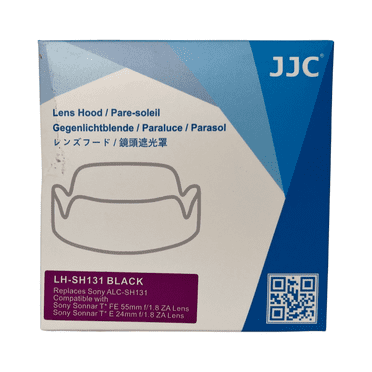 JJC Metal Lens Hood For Sony Sonnar T* FE 55mm & E 24mm F/1.8 ZA Lenses (ALC-SH131 Style)