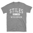 thumbnail image 1 of Stiles Wisconsin Classic Established Men's Cotton T-Shirt, 1 of 1