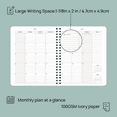 thumbnail image 4 of POPRUN Teacher Planner 2025-2026, Letter Size-8.5'' x 11'', Academic Lesson Planner with Monthly Tabs, 2-Sided Pocket, Spiralbound Hard Cover, 100GSM, Champagne Gold, 4 of 7