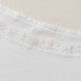 thumbnail image 6 of Wensltd Women Solid Color V Neck Tank Top With Built In Bra Summer Short Sleeve Pajama Tops Breathable Lightweight Casual Daily Layering Top White, 6 of 9