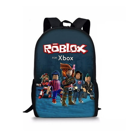 Roblox Print Student School Bag Kids Backpack Travel Rucksack | Walmart ...