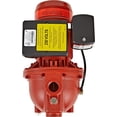 thumbnail image 4 of Red Lion 97081001 Cast Iron 1-HP 17-GPM Shallow Well Jet Pump, Red, 4 of 8