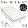 thumbnail image 6 of Sweet Jojo Designs Boho Sun White and Mustard Boy, Girl, Unisex/Gender Neutral Satin Fitted Crib Sheet, 6 of 6