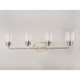 thumbnail image 5 of 12264CDSN Maxim Lighting Acadia-Bath Vanity Light-Bell Shaped Glass Shades-10.5 inches high-Satin Nickel Finish-4 Bulb Count, 5 of 5