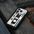 thumbnail image 4 of WIRESTER Shockproof Soft Rubber Cover Case for Apple iPhone 17 Pro 6.3" 2025, Retro Black Cassette Tape Hip Hop, 4 of 5