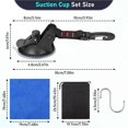 thumbnail image 3 of Suction Cup Anchor 4 Pieces Vacuum Suction Cup with Hooks Outdoor Gear Camping Tarp Accessory Strong Load-Bearing, 3 of 5