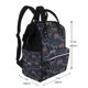 thumbnail image 2 of Fotbe Pig Farm Mochila Maternidad - Lona de Sarga Impermeable, Mochila de Pañales de Gran Capacidad con Múltiples Bolsillos y Correas Ajustables, 2 of 6