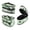 Clover Ladybug Pattern, variant on HELLHERO Daisy Patch Quilt Iron Storage Case Handheld Travel Case Travel Case Steamer Oganizer, Case Only