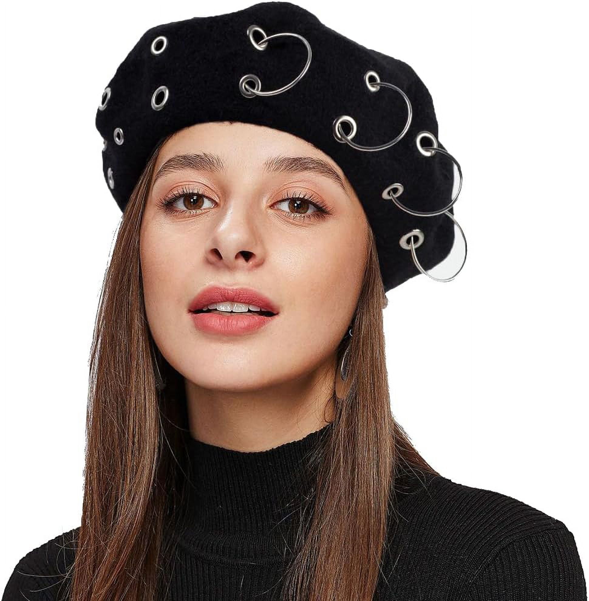 Women Beret Pearl Elegant Sweet Artist French Style Beret 