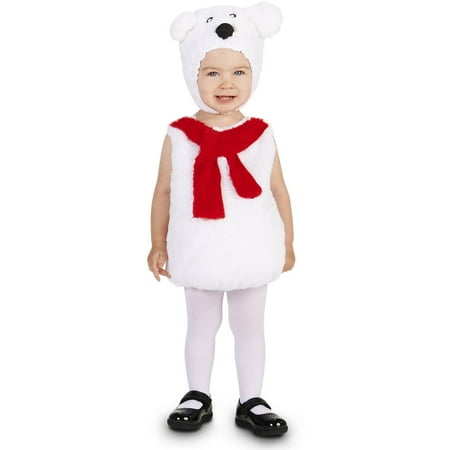 Polar Bear Toddler Halloween Costume, Size 3T-4T