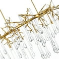 thumbnail image 4 of CWI Lighting Anita 10 Light Transitional Metal Chandelier in Gold Leaf, 4 of 6